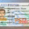alaska drivers license template