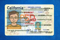 fake ca driver license