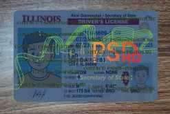 illinois driver license psd template