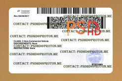 Iowa Drivers License Template New V1 1200 DPI back of iowa drivers license