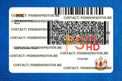 Fake Maine Drivers License New V2 1200 DPI back maine drivers license