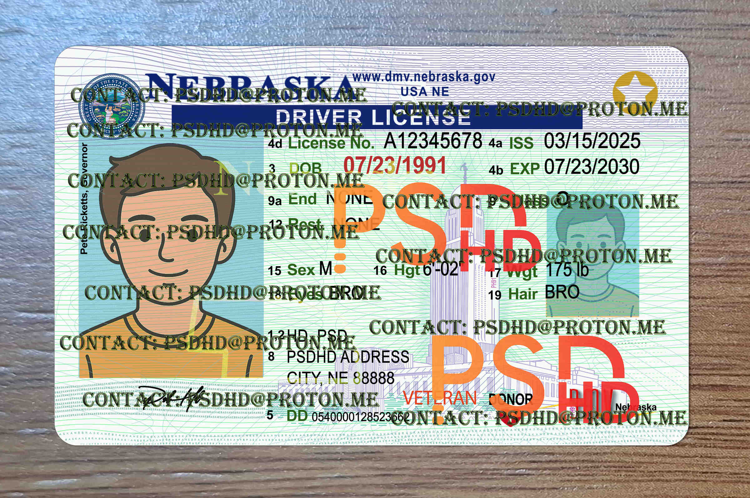 Fake Nebraska Drivers License New V2 1200 DPI fake nebraska drivers license