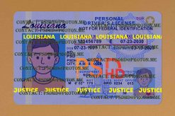 fake louisiana drivers license