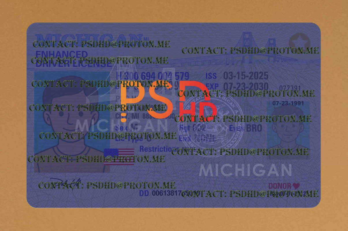 Fake Michigan Enhanced Drivers License Fake Michigan Enhanced Drivers License