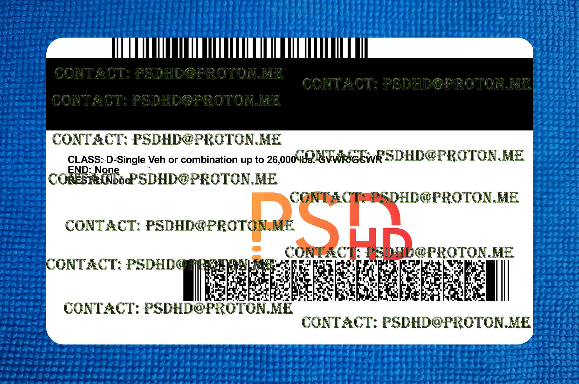 Minnesota Drivers License Template New V1 1200 DPI back of minnesota drivers license