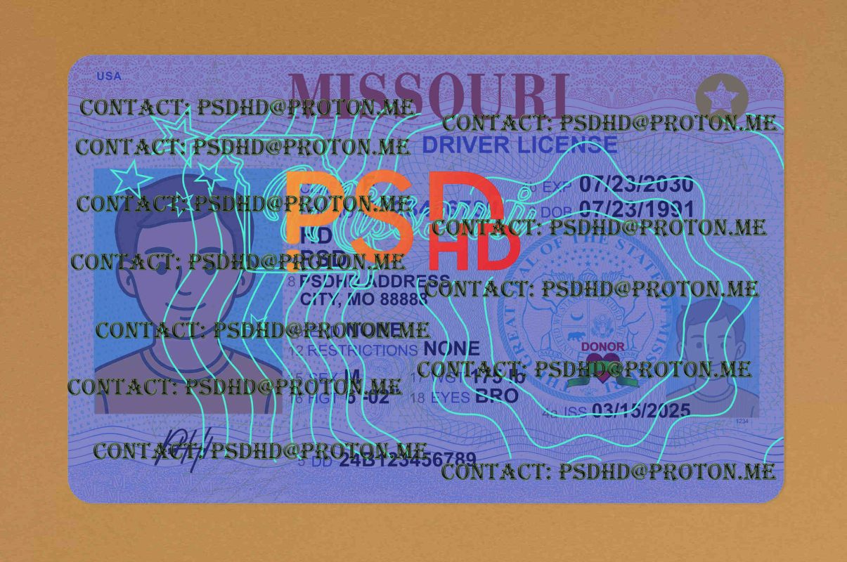 Fake Missouri Drivers License fake missouri drivers license