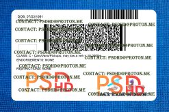 Fake Nevada Drivers License New V2 1200 DPI nevada driver's license back side