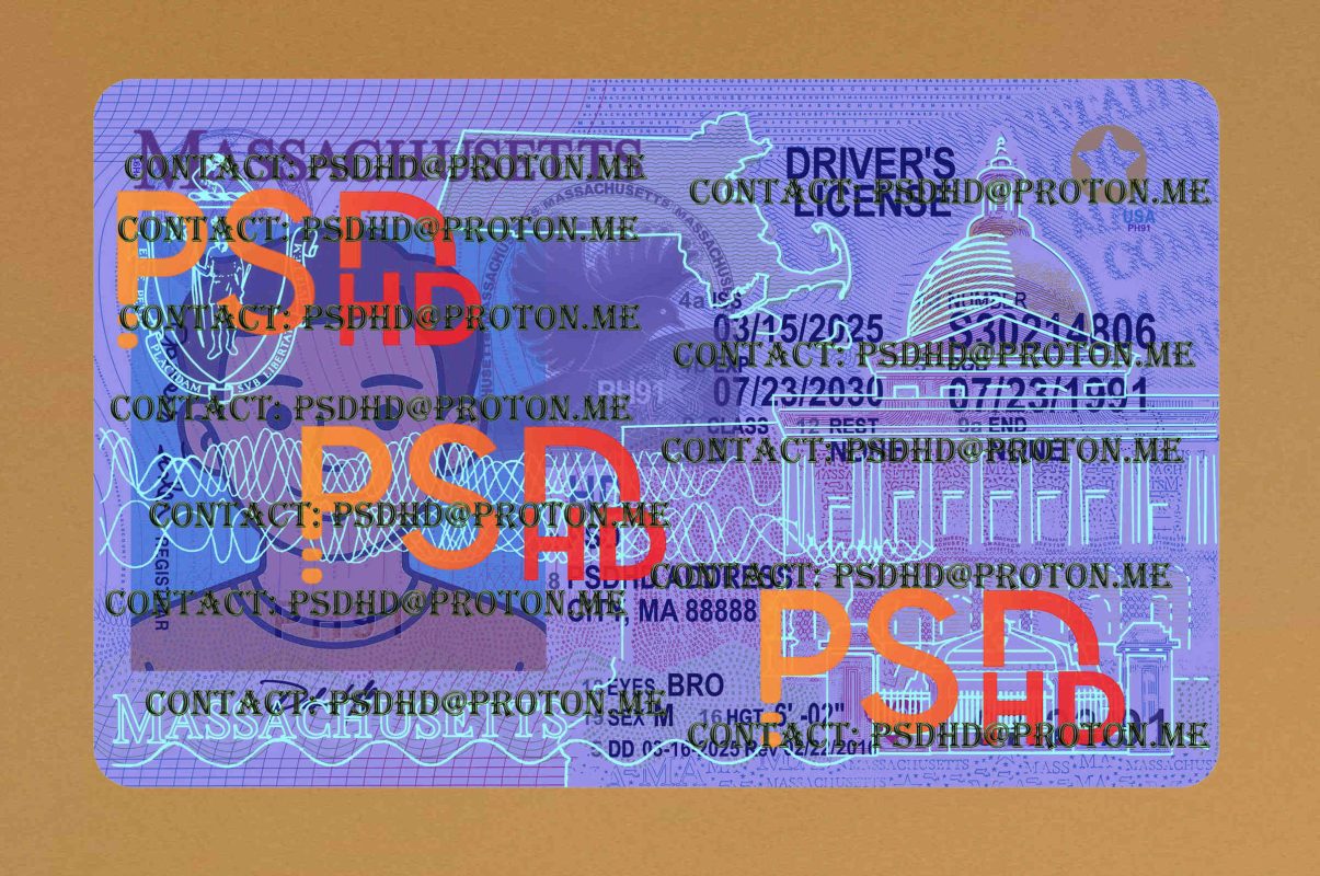 Fake Massachusetts Driver License fake massachusetts driver license