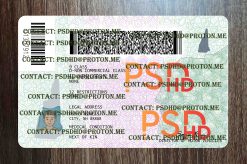 New Hampshire Drivers License Template New V1 1200 DPI back of new hampshire drivers license