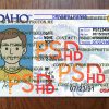 idaho drivers license template