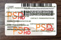 Idaho Drivers License Template New V1 2400 DPI back of idaho drivers license