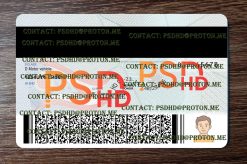 back of ohio drivers license