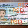 oregon drivers license template