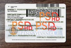 Pennsylvania Drivers License Template New V1 2400 DPI back of pennsylvania drivers license