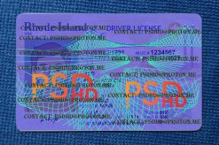fake rhode island drivers license