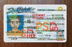 south dakota drivers license template