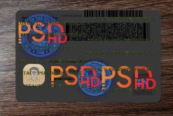 Tennessee Drivers License Template – High Resolution Editable PSD (2400 DPI) back of tennessee drivers license UV