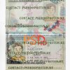 British Passport Template PSD