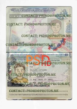 PSDHD – Editable PSD Templates (Driver License, Passport, ID Card) British Passport Template PSD