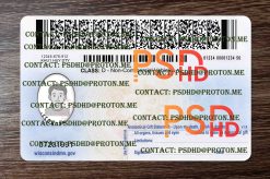 wisconsin driver license template