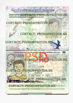 PSDHD – Editable PSD Templates (Driver License, Passport, ID Card) United Kingdom Passport Template