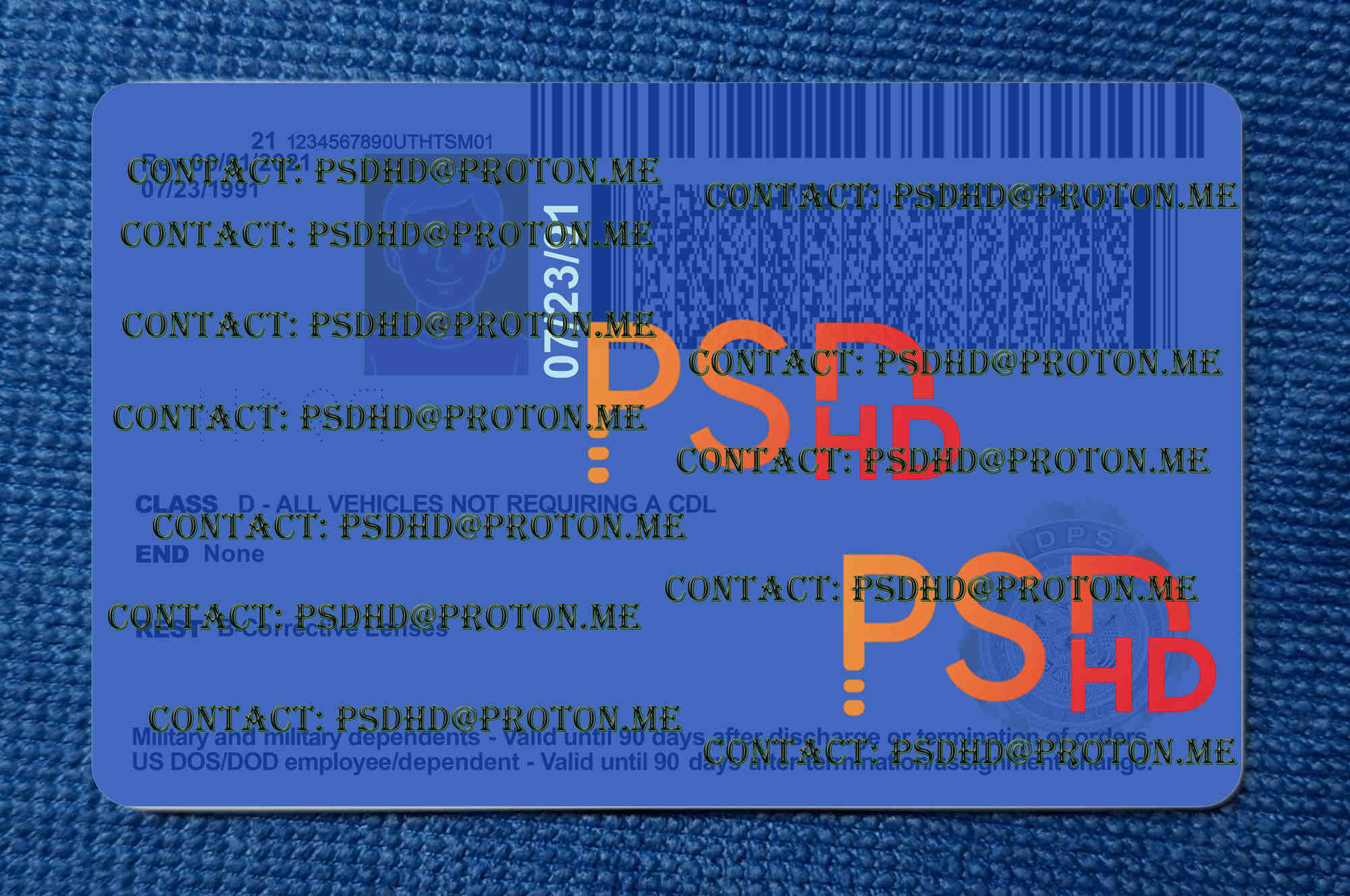 Utah Drivers License Template New V1 1200 DPI – Editable PSD back of utah driver license uv