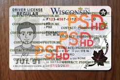 wisconsin drivers license template