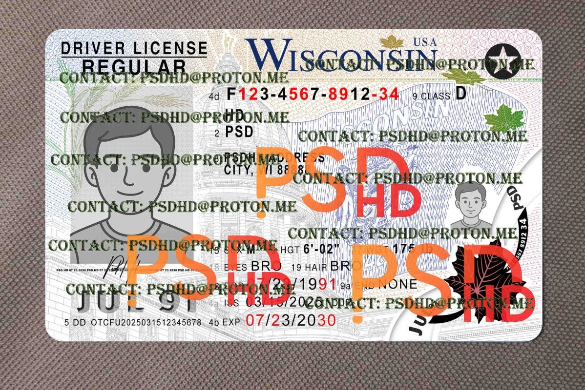 fake wisconsin driver license