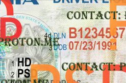 editable blank california driver's license template